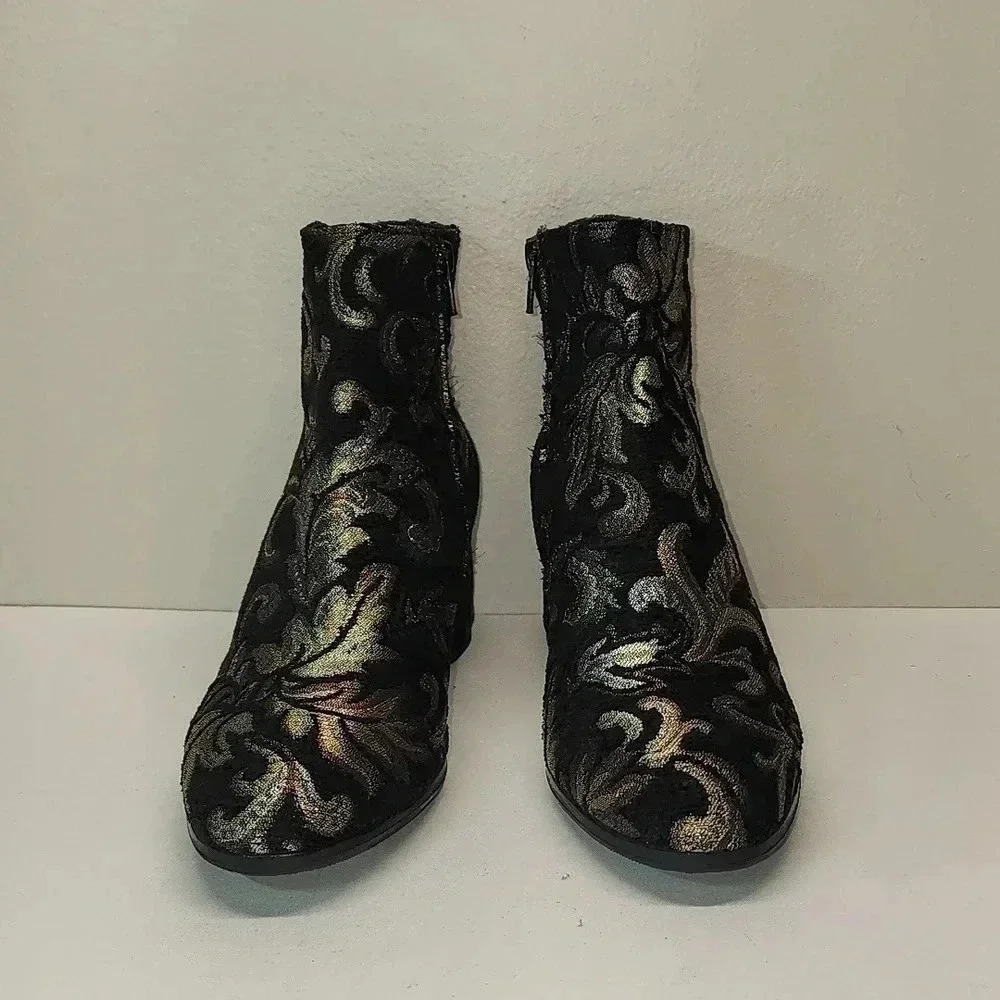 Linea Azzurra women booties size 37 multi color - Picture 4 of 8